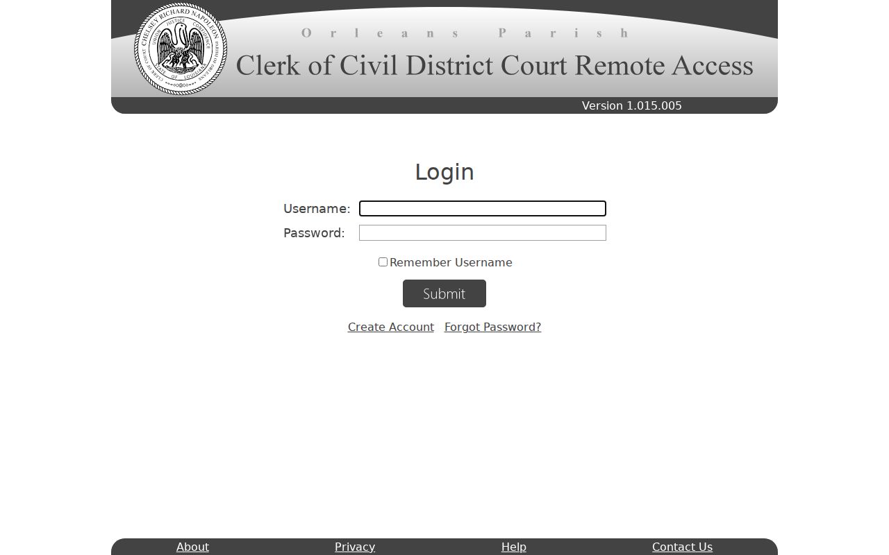 Orleans Parish resident lookup civil court portal